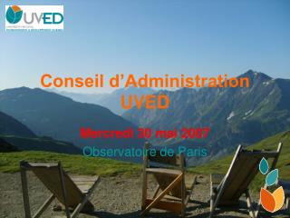 Conseil d’Administration UVED