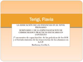 Terigi , Flavia
