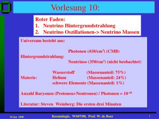 Vorlesung 10: