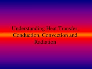 Understanding Heat Transfer, Conduction, Convection and Radiation