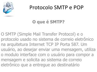 Protocolo SMTP e POP
