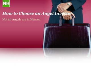 How to Choose an Angel Investor