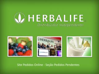 Site Pedidos Online - Seção Pedidos Pendentes