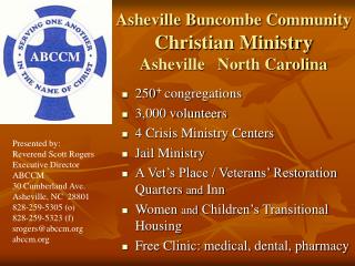 Asheville Buncombe Community Christian Ministry Asheville North Carolina