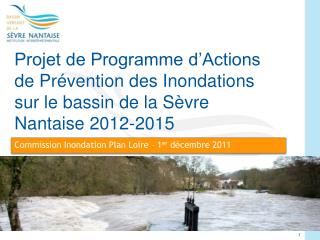 Commission Inondation Plan Loire – 1 er décembre 2011