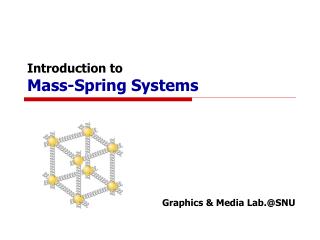 Introduction to Mass-Spring Systems