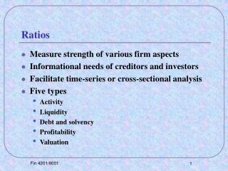 Ratios