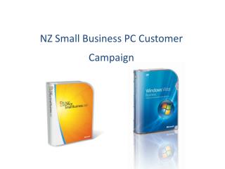 NZ Small Business PC Customer Campaign