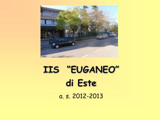 IIS “EUGANEO” di Este a. s. 2012-2013