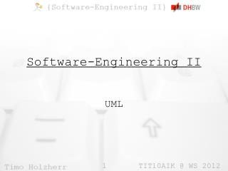 Software-Engineering II