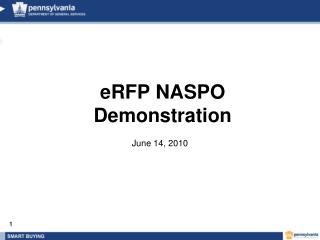 eRFP NASPO Demonstration