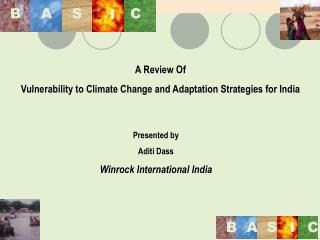 A Review Of Vulnerability to Climate Change and Adaptation Strategies for India