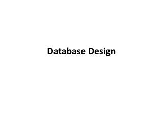 Database Design