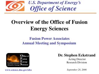 U.S. Department of Energy’s Office of Science