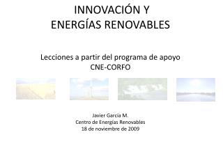 IMPULSO A LA IMPLEMENTACIÓN DE ENERGÍAS RENOVABLES