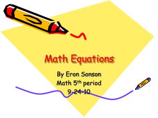 Math Equations