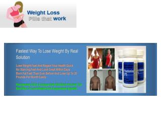 Getting to Know the Facts of Weight Loss Pills