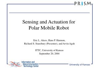 Sensing and Actuation for Polar Mobile Robot