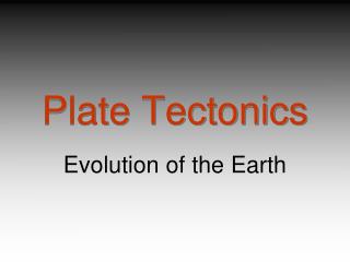 Plate Tectonics