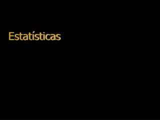 Estatísticas