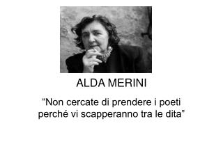 ALDA MERINI