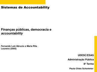 Sistemas de Accountability