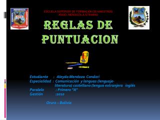 Estudiante : Aleyda Mendoza Condori Especialidad : Comunicación y lenguas (lenguaje-