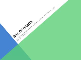 Bill of Rights