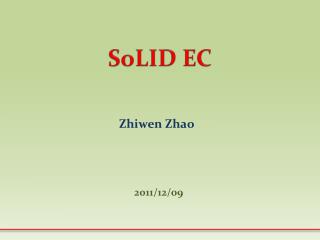SoLID EC