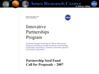 Innovative Partnerships Program Goals