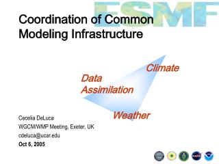 Coordination of Common Modeling Infrastructure