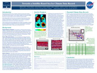 Towards a Satellite-Based Sea Ice Climate Data Record