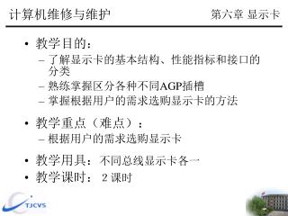第六章 显示卡