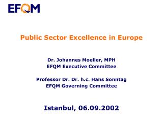 Public Sector Excellence in Europe