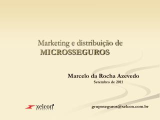 Marketing e distribuição de MICROSSEGUROS