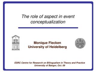 The role of aspect in event conceptualization