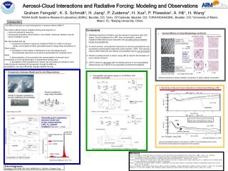 Aerosol-Cloud Interactions and Radiative Forcing: Modeling and Observations