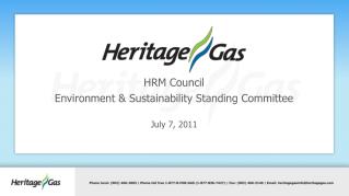 HRM Council Environment &amp; Sustainability Standing Committee July 7, 2011