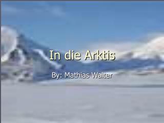 In die Arktis