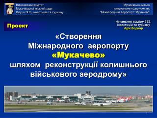 «Створення Міжнародного аеропорту «Мукачево»