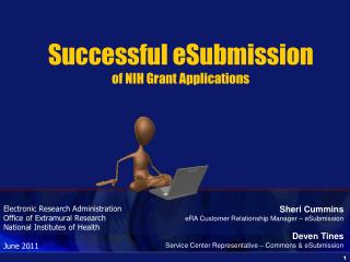 Successful eSubmission of NIH Grant Applications