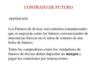 CONTRATO DE FUTURO