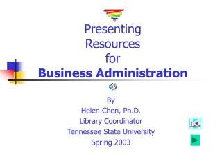 Presenting Resources for Business Administration
