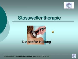 Stosswellentherapie