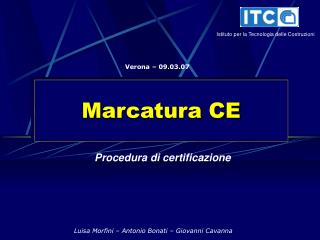 Marcatura CE