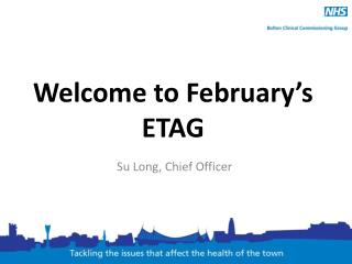Welcome to February’s ETAG