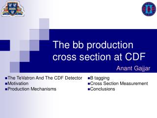 The b b production cross section at CDF