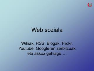 Web soziala