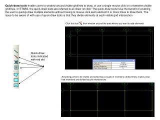 Quick-draw tools indicated with red dot