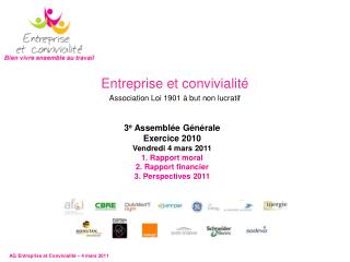 Entreprise et convivialité Association Loi 1901 à but non lucratif